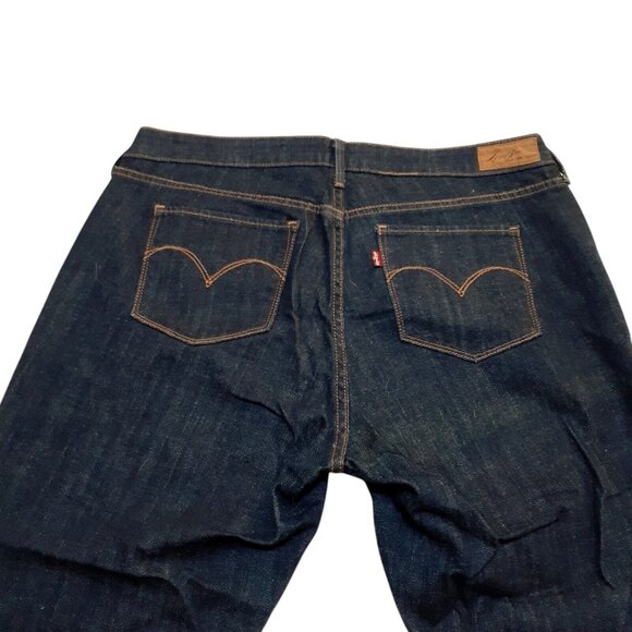 Levi's San Francisco Bold Curve Boot Cut Blue Denim Womens Jeans Size 18 W - Picture 4 of 13